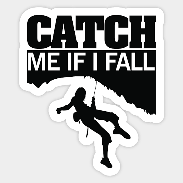 Catch me if I fall Sticker by nektarinchen